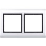 Merten aquadesign plaque de finition blanc polaire ip44