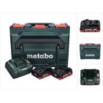 Metabo - basis set lihd + 2x batteries 4, 0 ah + chargeur + coffret de transport metaloc ( 685130000 ...