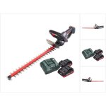 Metabo - hs 18 ltx 65 taille - haie sans fil 18 v 63 cm + 2x batteries 4, 0 ah + chargeur