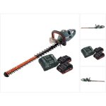 Hs 18 ltx bl 75 taille - haie sans fil 18 v 75 cm brushless + 2x batterie 4, 0 ah + chargeur + chargeur ...