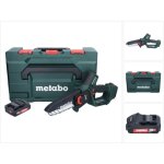Metabo ms 18 ltx 15 scie � moteur sans fil 18 v 15 cm 5 m / s + 1x batterie 2, 0 ah + metabox - sans ...