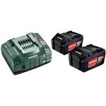 Metabo - pack 2 batteries 18 v li - ion 5. 2 ah avec chargeur asc 145 - 685051000