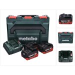Metabo set de base lihd: 3x batteries 5, 5 ah + chargeur + coffret metabox (685069000)