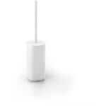 Porte brosse à poser blanc en résine mod. pod Porte brosse à poser blanc en résine mod. pod