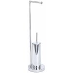 Porte - papier wc sur pied poli en acier inox mod. smart