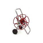 Metalmicanti hs120p enrouleur de tuyau d'arrosage pour tuyau d'eau 80 mtres pour 1 / 2 tuyau avec roues ...