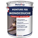 Metaltop - peinture fer monocouche - pot 15 l - 3004 - rouge basque