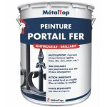 Metaltop - peinture portail fer - pot 1 l - 3004 - rouge basque