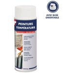 Metaltop - peinture temperature - 0. 4 l - bombe 400 ml - 9005 - noir foncé Metaltop - peinture temperature - 0. 4 l - bombe 400 ml - 9005 - noir foncé