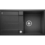 Blanco - metra 5 - vier en silgranit, 86x50 cm, avec commande du vidage, anthracite 513044