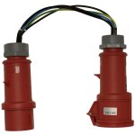 Metrel a 1390 adaptateur de mesure femelle cee 32 a 5 ples - mle cee 32 a 5 ples s289012