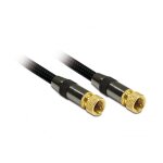 Metronic - cble tv premium satellite coaxial fiches f mle / mle 5 m