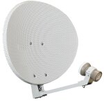 Parabole acier elliptique + lnb Parabole acier elliptique + lnb