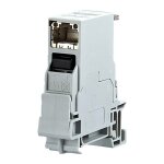 Prise r�seau btrnetcom pour montage sur rail din cat. 6 ral7035 metz connect 1401106113ke