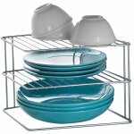 Meuble d'angle 3 hauteurs 'palio' 25x25x19cm metaltex