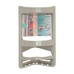 Meuble d'angle ankora en plastique gris tourterelle par feridras Meuble d'angle ankora en plastique gris tourterelle par feridras