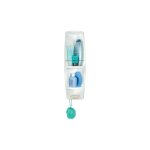 Meuble d'angle de douche d'angle mode'le airone blanc 16x16x70 cm en polypropyle'ne avec trois e'tage'res ...