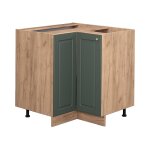 Meuble d'angle fame - line, vert or campagne, 80. 5 cm sans plan de travail vicco