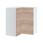 Meuble d'angle haut de cuisine bellissi chene 2 portes l 60 / 60 cm