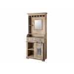 Meuble bar 75x35 manguier laqué blanchi railway 341 Meuble bar 75x35 manguier laqué blanchi railway 341