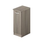 Meuble bas pour buanderie 1 porte coloris olmo h85, 5x36x50cm