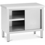 Meuble bas - royal catering - capacit de charge : 330 kg - plan de travail : 100 x 50 cm