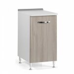 Meuble bas avec porte pour cuisine couleur orme cm 40x50xh 85 1 porte