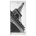 Meuble à chaussures blanc 7 tablettes 21 paires - coloris: tour eiffel 750 751 Meuble à chaussures blanc 7 tablettes 21 paires - coloris: tour eiffel 750 751
