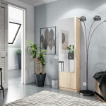 Dmora - meuble à chaussures eugene, armoire à chaussures haute avec 1 porte, meuble à chaussures moderne, ... Dmora - meuble à chaussures eugene, armoire à chaussures haute avec 1 porte, meuble à chaussures moderne, ...