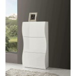 Dmora - meuble � chaussures dgan, armoire polyvalente � 3 portes, porte - chaussures d'entr�e, 100% made ...