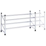 Zeller - meuble � chaussures t�lescopique - biblioth�que, �tag�re