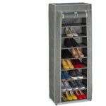Relaxdays - meuble � chaussures tissu, 9 compartiments, 27 paires, housse amovible, hxlxp 150 x 60 x ...