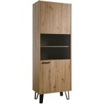 Abitare - meuble à colonne 194 cm chêne avec une porte et cinq étagères - sanremo Abitare - meuble à colonne 194 cm chêne avec une porte et cinq étagères - sanremo