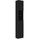 Meuble colonne de salle de bain klasiko 32cm - rangement lgant et fonctionnel - noir