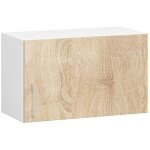 Armoires de cuisine haute akord w60 hotte lima blanc 60 cm 1 porte couleur ch�ne sonoma 1 �tag�re 60x30, ...