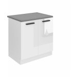 Meuble cuisine bas avec plan de travail sdz i meubles de cuisine - taille: 51, 6 x 80 x 85 cm i meuble ...