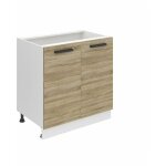 Meuble cuisine bas sans plan de travail sd i meubles de cuisine - taille: 51, 6 x 80 x 82 cm i petit ...