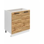 Meuble cuisine bas sans plan de travail sd i meubles de cuisine - taille: 51, 6 x 80 x 82 cm i petit ...