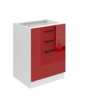 Meuble cuisine bas sans plan de travail sdsz i meubles de cuisine - taille: 51, 6 x 60 x 82 cm i petit ...
