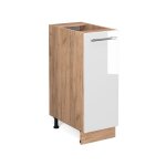 Meuble de cuisine fame - line, blanc haute brillance, 30 cm sans plan de travail vicco