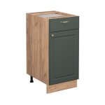 Meuble cuisine fame - line, vert or campagne, 40 cm sans plan de travail vicco