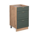 Meuble cuisine fame - line, vert or campagne, 50 cm sans plan de travail vicco