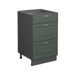 Meuble cuisine fame - line, vert or campagne, 50 cm sans plan de travail vicco