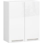 Meuble de cuisine haut akord w60 oliwia modulable blanc 60 cm 2 portes façade blanche brillante 2 étagères ... Meuble de cuisine haut akord w60 oliwia modulable blanc 60 cm 2 portes façade blanche brillante 2 étagères ...