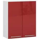 Meuble de cuisine haut akord w60 oliwia modulable blanc 60 cm 2 portes façade rouge brillante 2 étagères ... Meuble de cuisine haut akord w60 oliwia modulable blanc 60 cm 2 portes façade rouge brillante 2 étagères ...