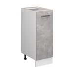 Vicco - meuble de cuisine r - line, bton, 30 cm sans plan de travail