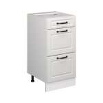 Meuble cuisine r - line, blanc campagne, 40 cm avec tiroirs, sans plan de travail vicco