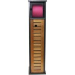 Meuble dérouleur réserve papier wc en acacia. Meuble dérouleur réserve papier wc en acacia.
