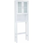 Costway - meuble dessus toilettes wc 2 portes armoire de toilette �tag�re de salle de bain