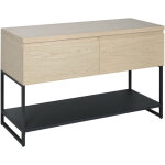 Mob - in - meuble double caisson ch�ne et pi�tement sous vasque 120 cm will